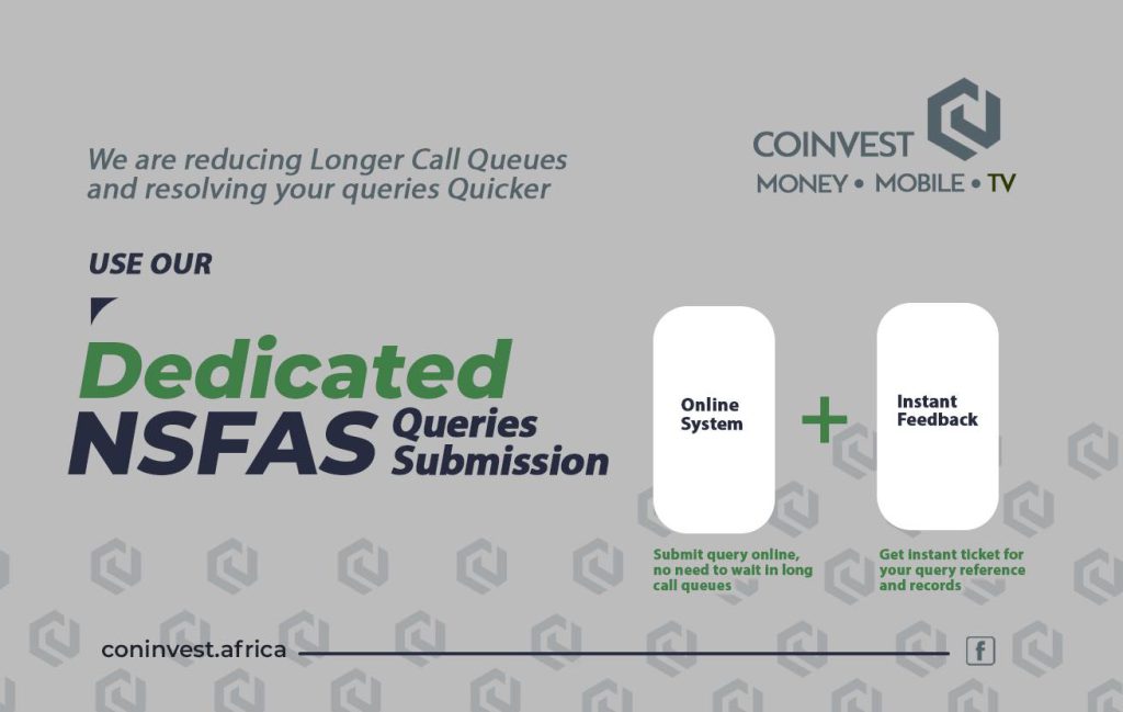 Coinvest Nsfas contact methods.