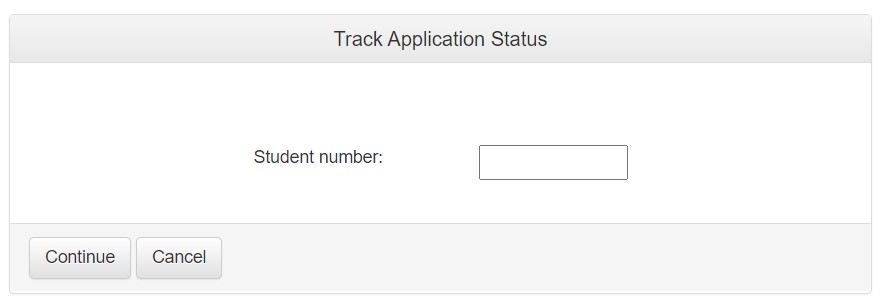 UNISA status check.